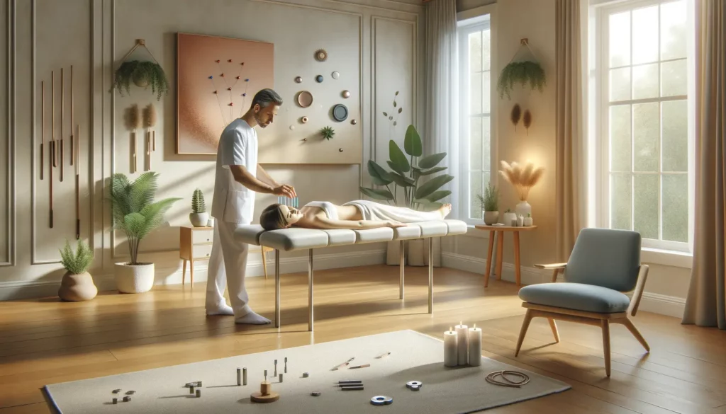 acupressure with quadrapolar magnets